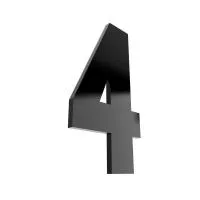 Цифра для улья "4"